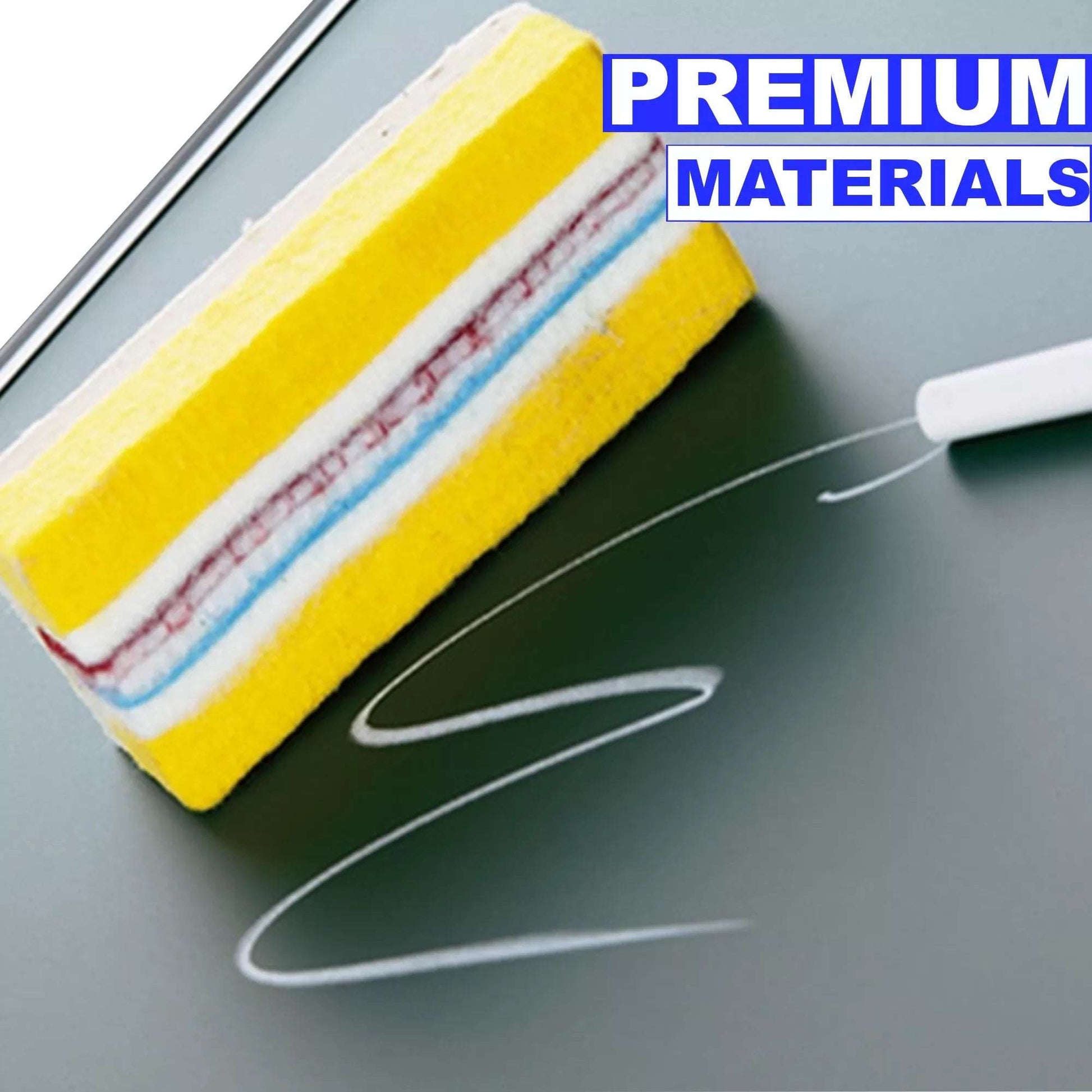 Bordenezel mobiel Zachery - 3 hoogtes - Eenvoudige montage - Geëmailleerd staal - Wit Krijtborden