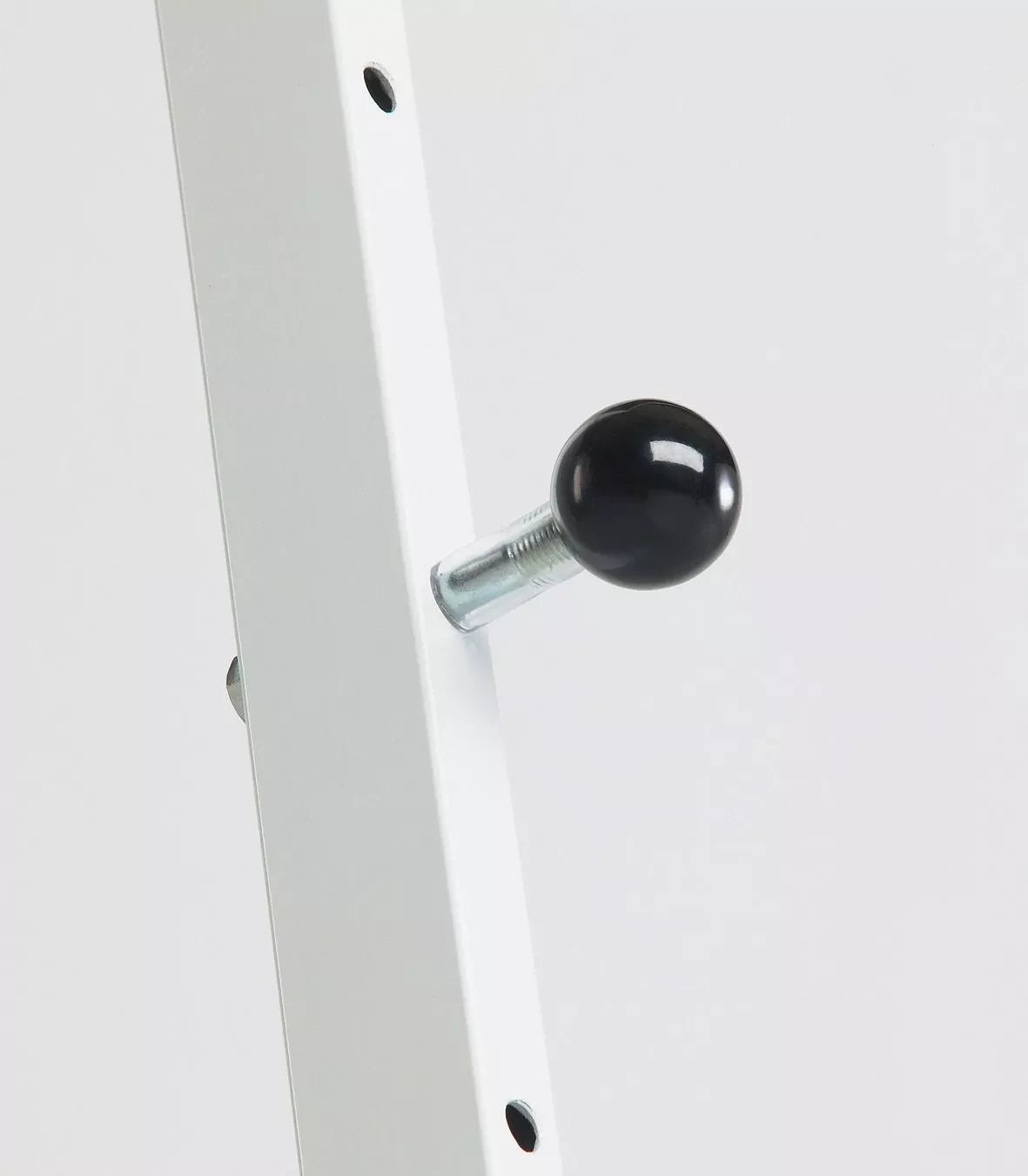 Bordenezel mobiel Zachery - 3 hoogtes - Eenvoudige montage - Geëmailleerd staal - Wit Krijtborden