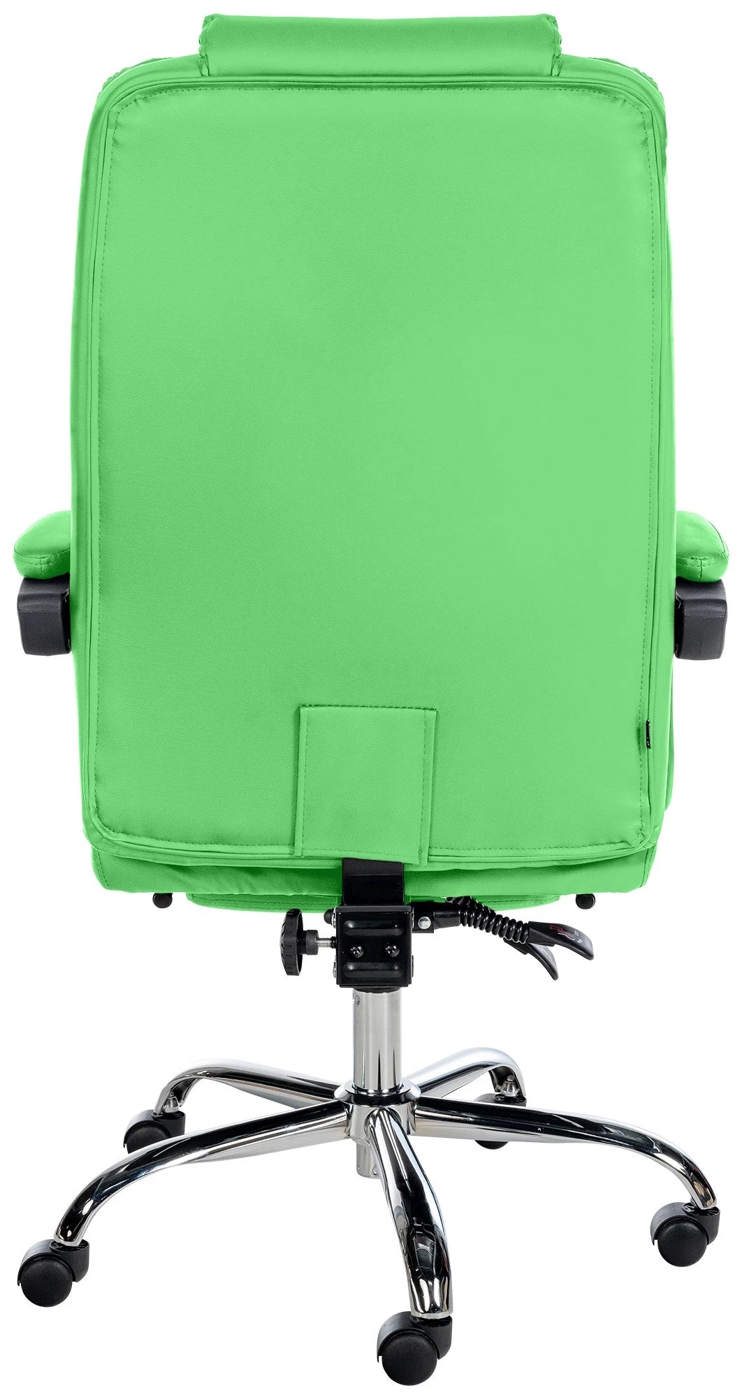 In And OutdoorMatch Bureaustoel Warrick - Groen - Voetensteun - Kunstleer - Exclusieve Bureaustoel - Hoge Kwaliteit Bekleding - Comfortabele Bureaustoel - Luxe Uitstraling Bureaustoel