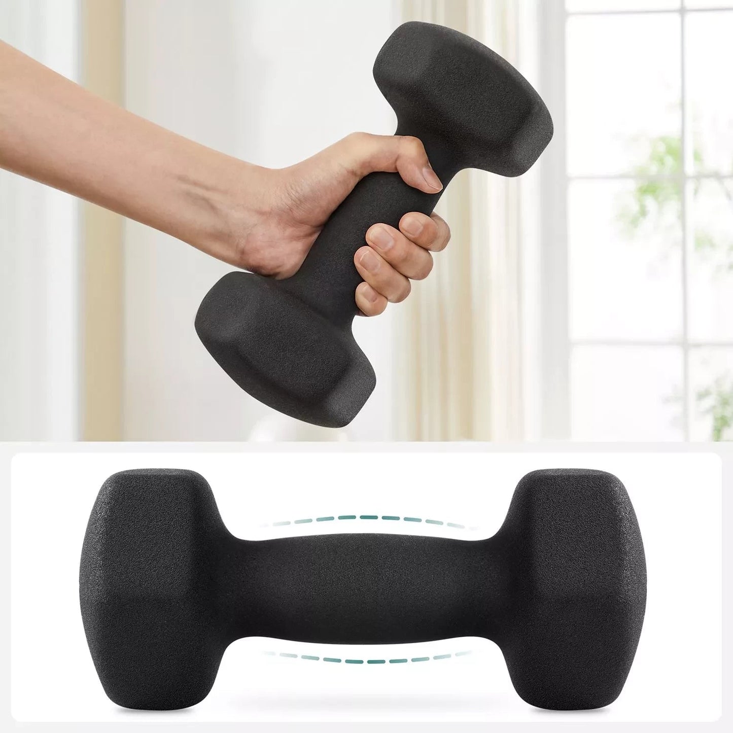 In And OutdoorMatch Halterset Teagan - Halterset - Halters Dumbell set
