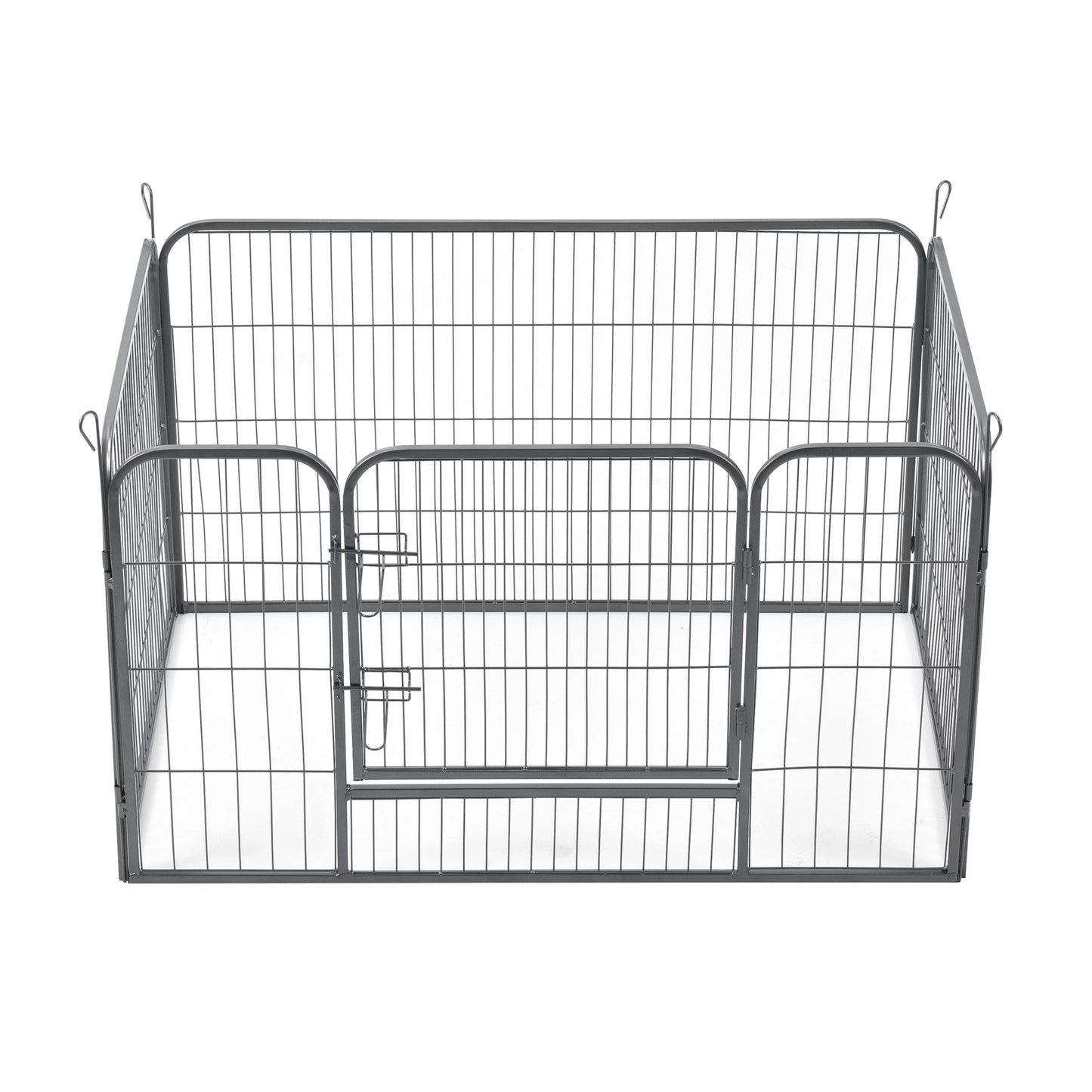 In And OutdoorMatch Hondenren Lisette - Puppyren - Met 4 Kennelpanelen - 70 cm hoog - Staal - Dierenren Honden Bench
