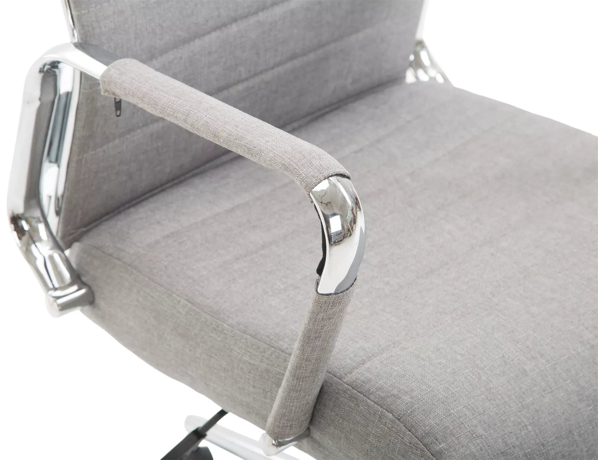 In And OutdoorMatch Luxe Bureaustoel Abele Filiberto - Stof - Lichtgrijs - Op wielen - Ergonomische bureaustoel - Voor volwassenen - In hoogte verstelbaar Bureaustoel