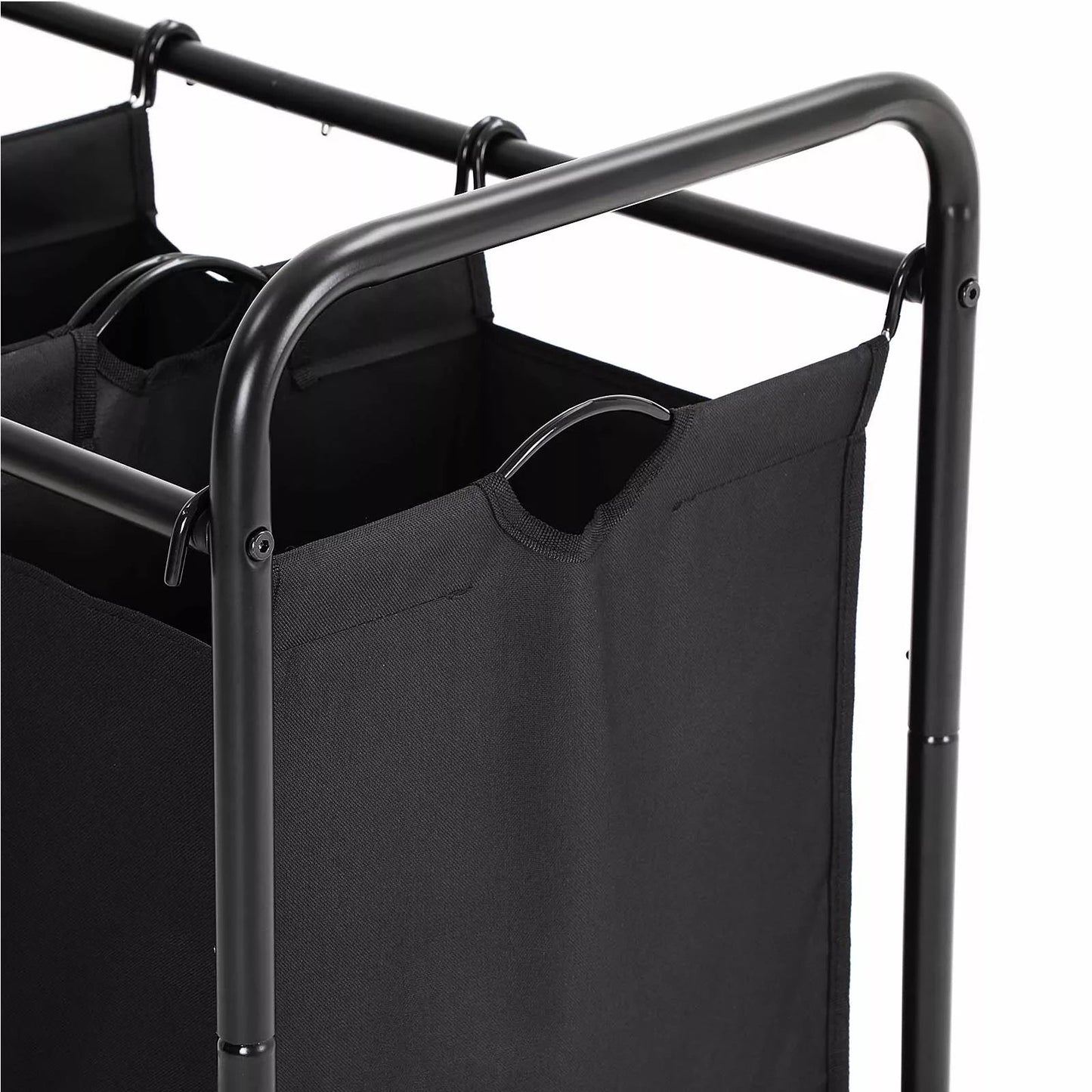 In And OutdoorMatch Wasmand deluxe Ziggy - Wassorteerder - Wasbox - Rechthoek - Rieten - 77x41x81cm Wasmand