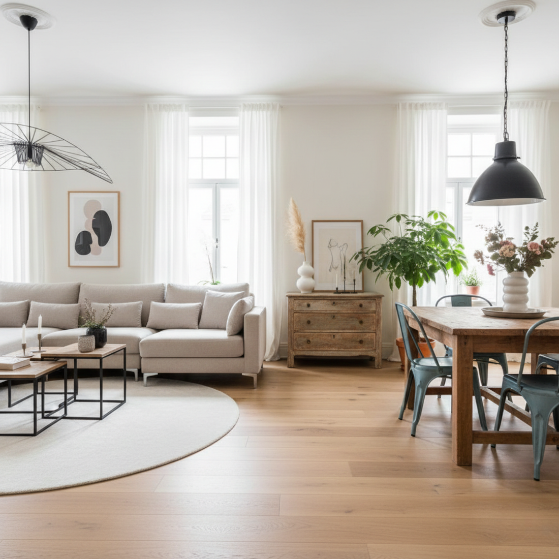 Zo breng je meer harmonie in een druk interieur