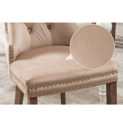 Kunstleer Eetkamerstoelen - Set van 2 - Beige