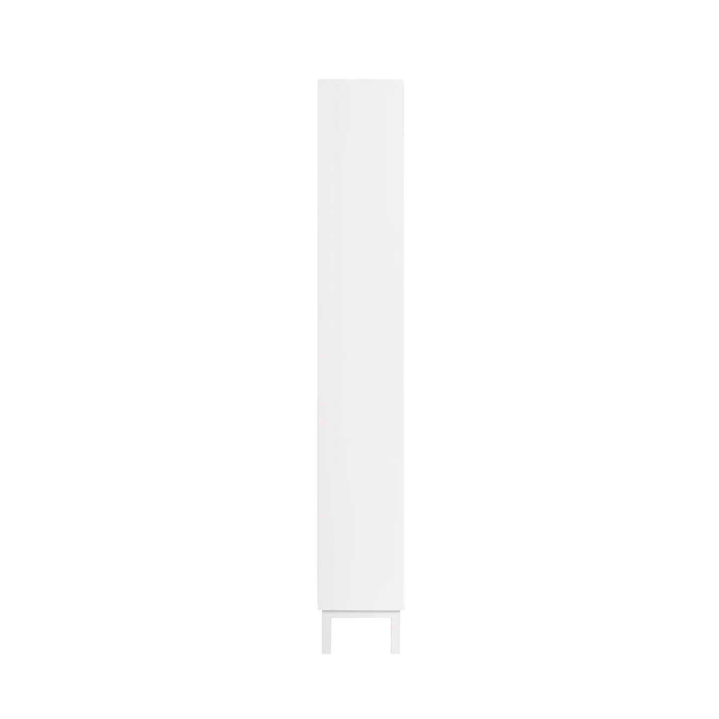 SoBuy FSR151-H-W 3 flap shoe cabinet narrow shoe rack with 6 shelf surfaces Shoe chest of drawers Shoe shelf White