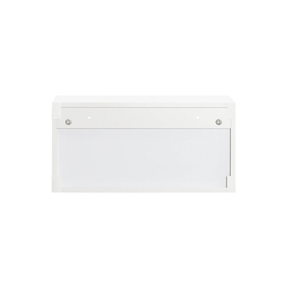 SoBuy NKD03-W bedside table hanging nightstand Floating bedside tray hanging night shelf mobile phone hover rack