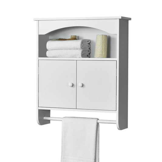 In And OutdoorMatch Badkamermeubel Antonietta - Voor Wandmontage - 61,3x53x15,5 cm - Wit - MDF - Stijlvol Design Badkamerkast