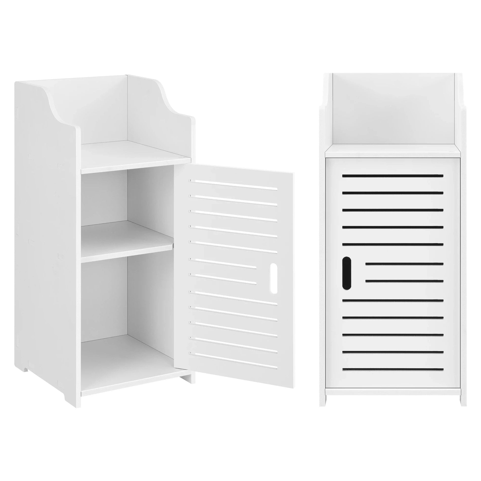 In And OutdoorMatch Badkamermeubel Baby - Kolomkast - HKC - 72x32x32 cm - Wit - Snelle Montage Badkamerkast