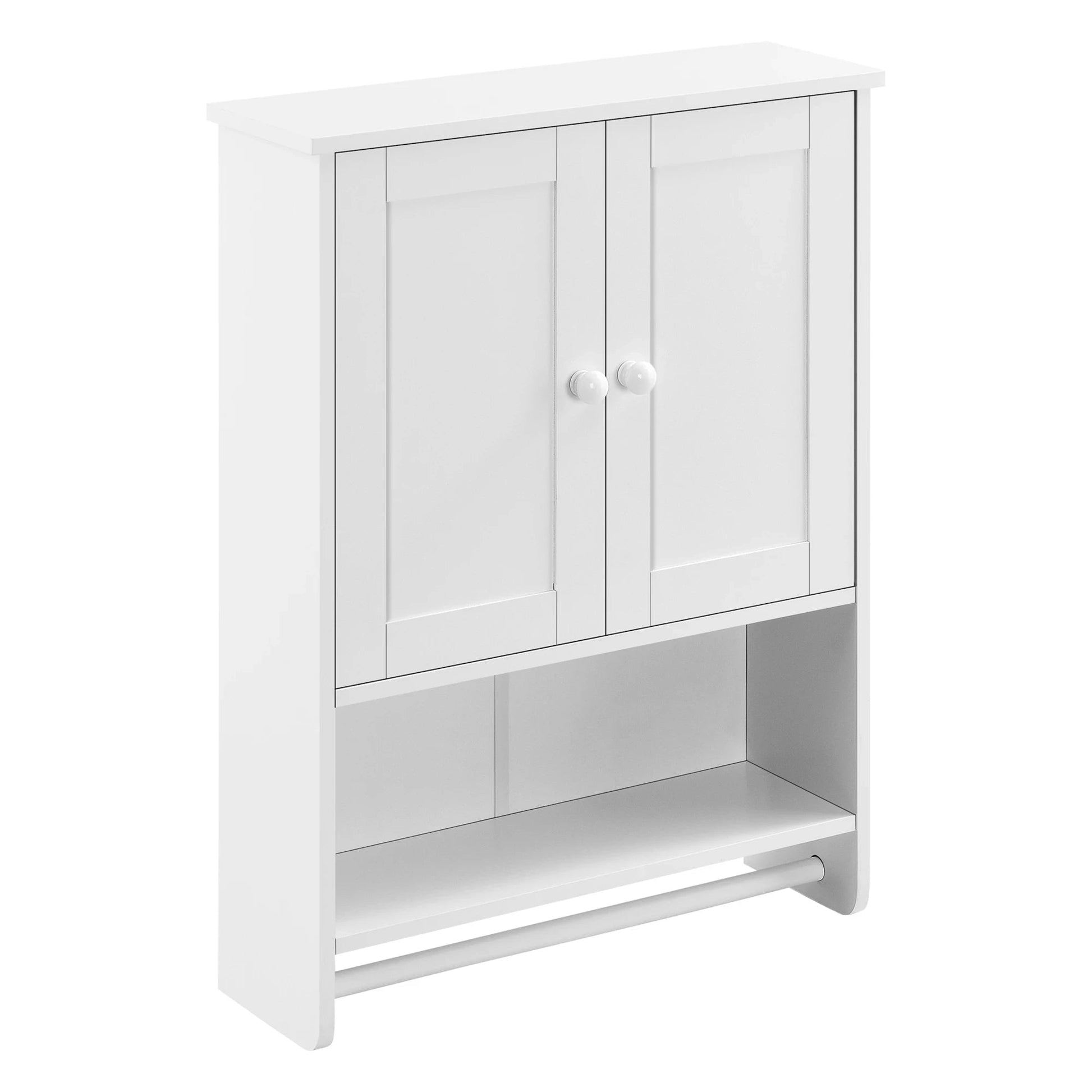 In And OutdoorMatch Badkamermeubel Bette - Voor Wandmontage - 65x48,7x14,5 cm - Wit - MDF - Stijlvol Design Badkamerkast