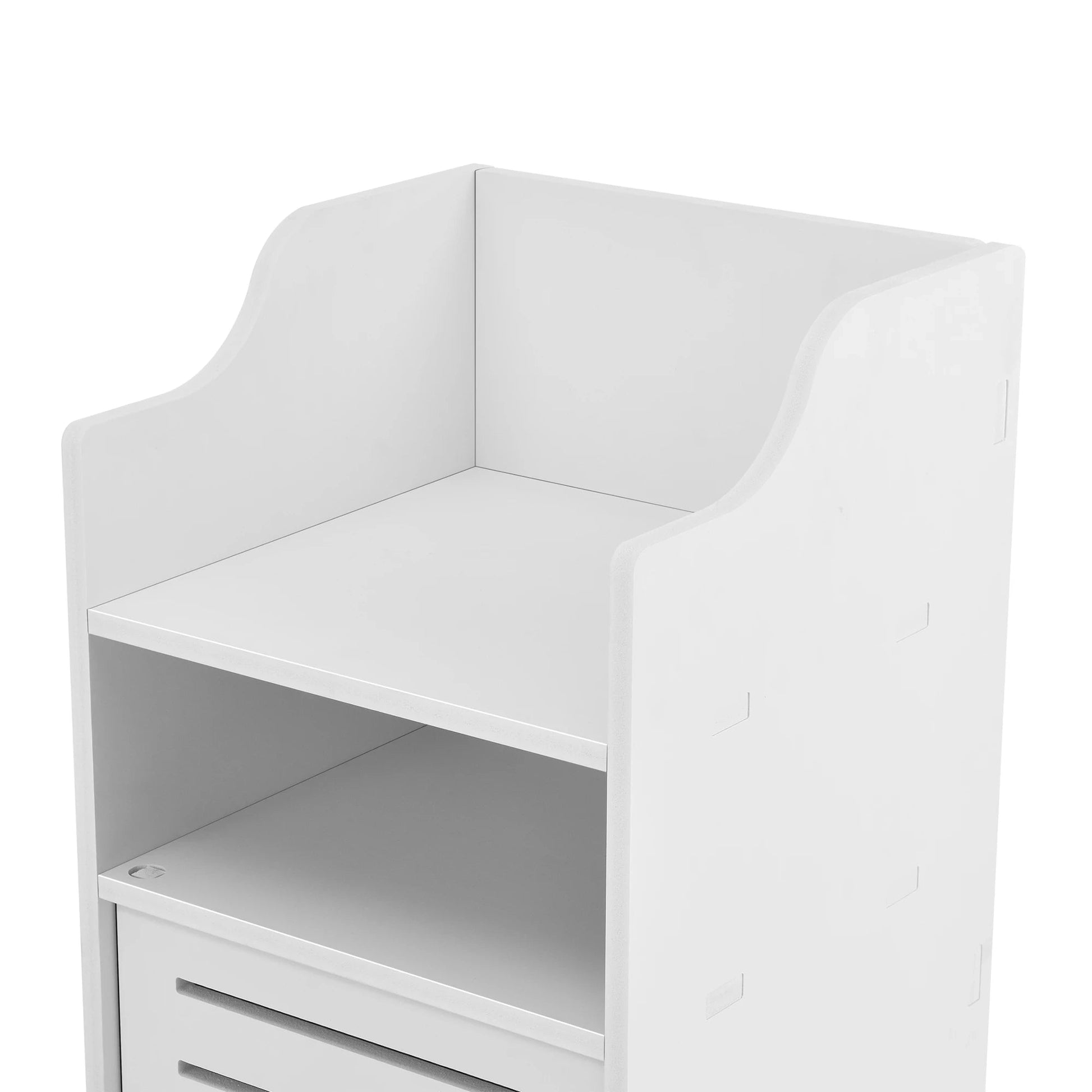 In And OutdoorMatch Badkamermeubel Miller - Kolomkast - HKC - 72x32x32 cm - Wit - Snelle Montage Badkamerkast