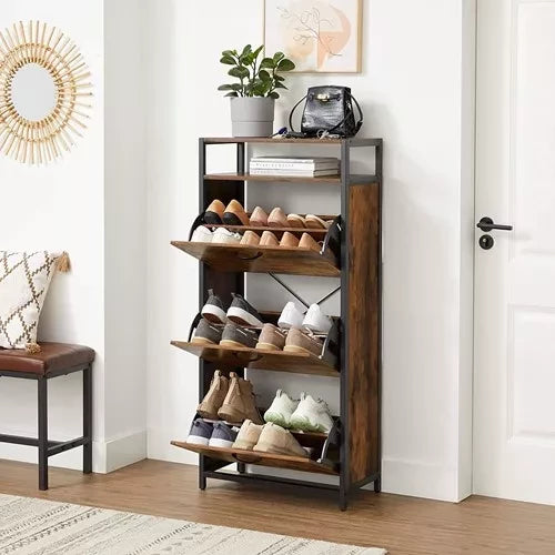 In And OutdoorMatch Dressoirkasten Ulreich - Industrieel - Consoletafel - Haltafel - Bijzettafel - 60x30x130cm shoe bench