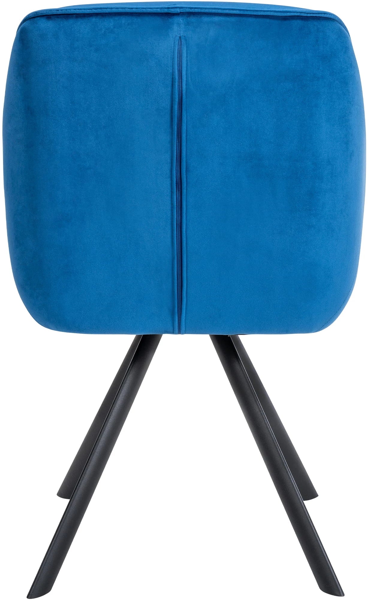 In And OutdoorMatch Eetkamerstoel Tamika - Blauw - Met Armleuningen - Fluweel - Hoge Kwaliteit Bekleding - Comfortabele en Luxe Eetkamerstoel - Vintage Look Eetkamerstoel