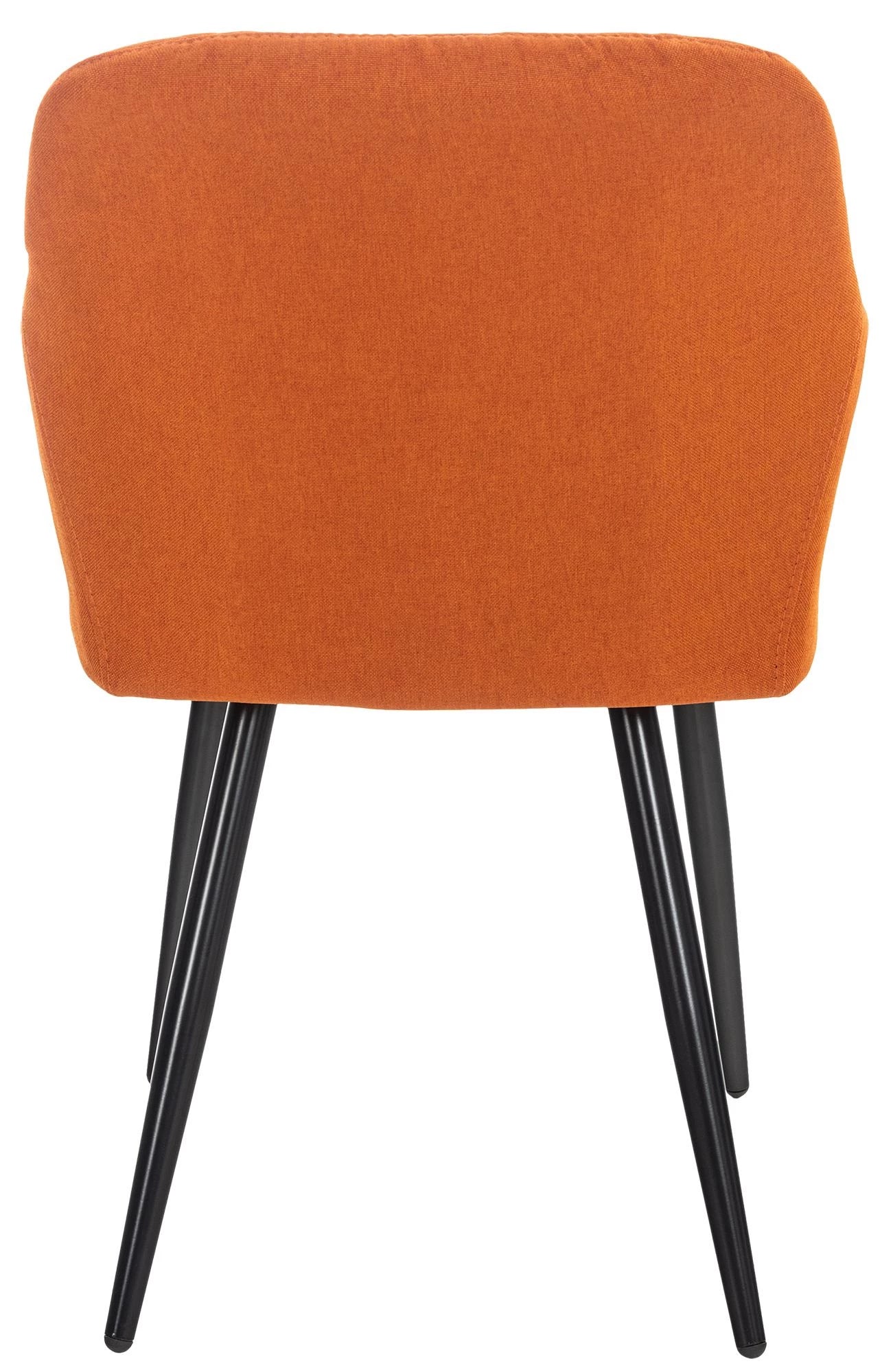 In And OutdoorMatch Eetkamerstoel Wilford - Oranje - Set van 2 - Stof - Hoge kwaliteit bekleding - Stijlvolle eetkamerstoel - Moderne look Eetkamerstoel
