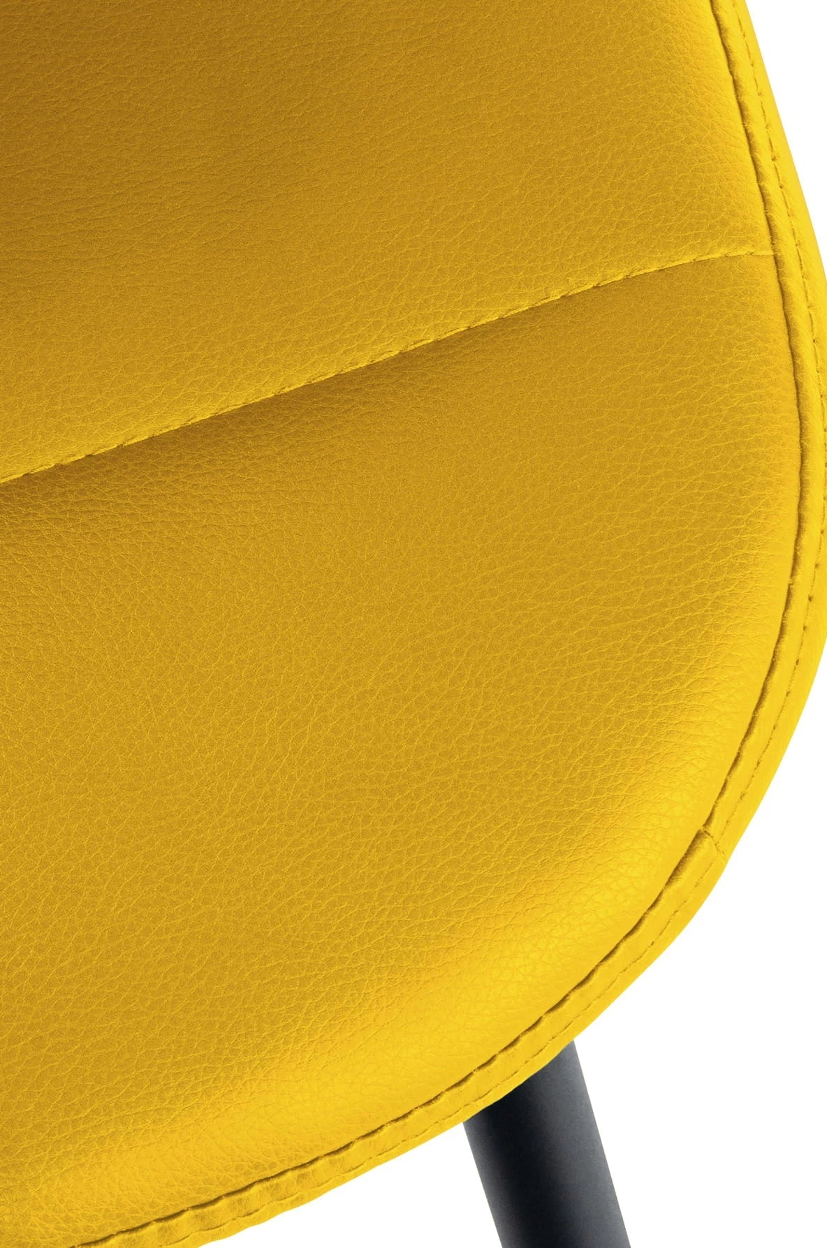In And OutdoorMatch Eetkamerstoelen Bridger - Geel - Set van 2 - Kunstleer - Hoogwaardige bekleding - Luxe eetkamerstoel - Stijlvolle uitstraling Eetkamerstoel
