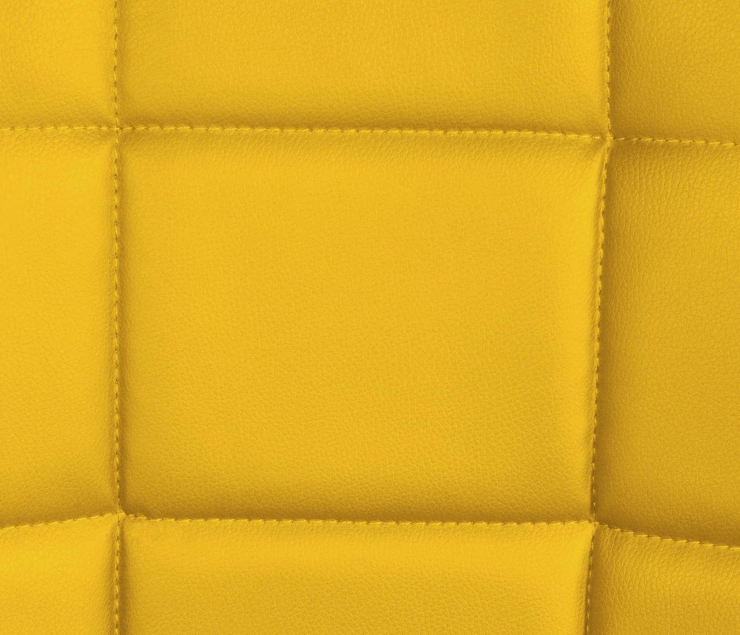In And OutdoorMatch Eetkamerstoelen Bridger - Geel - Set van 2 - Kunstleer - Hoogwaardige bekleding - Luxe eetkamerstoel - Stijlvolle uitstraling Eetkamerstoel