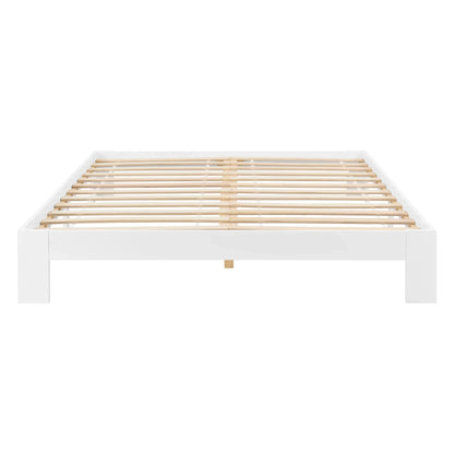 In And OutdoorMatch Houten Bed Doug - Grenen - Met Bedbodem - 140x200 cm - Wit - Snelle Montage bed twee personen