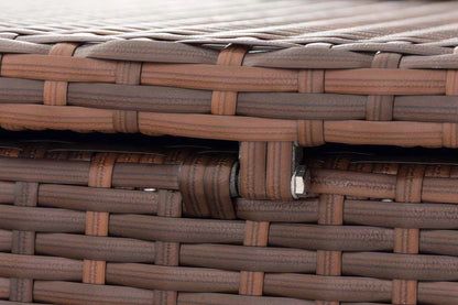 In And OutdoorMatch Rotan Opbergbox Kyla - 150cm - Tuinkussenbox - Waterdicht - Met deksel - Voor binnen & buiten - Tuinbox Garden Storage box