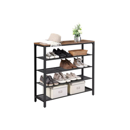 In And OutdoorMatch Schoenenrek Sadye - Metaal - 16-20 paar schoenen - Hoogte 92cm - Schoenenkast shoe rack