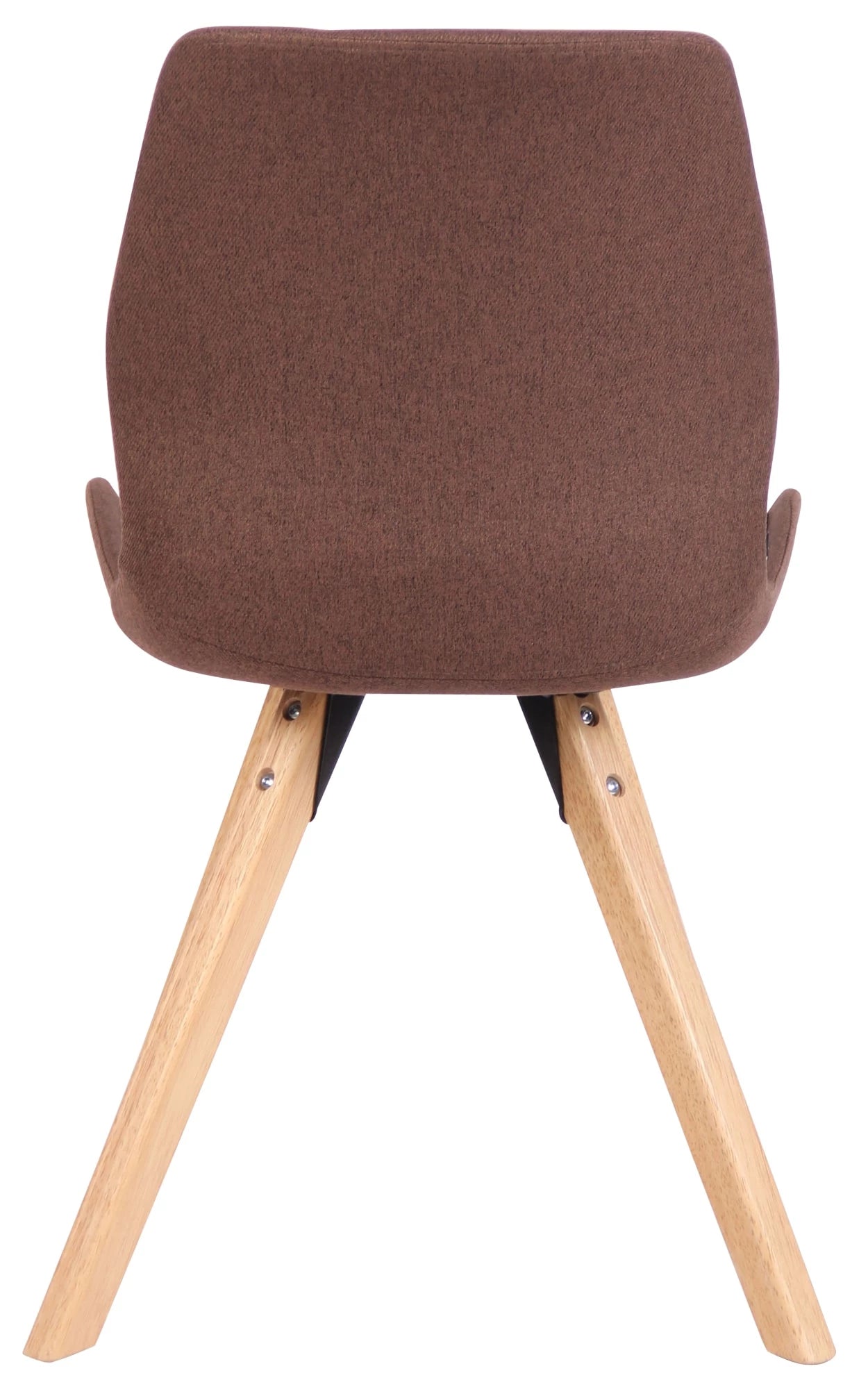 In And OutdoorMatch Stoel Carlos - Bruin - Set van 2 - Stof - Hoge kwaliteit bekleding - Stijlvolle stoel - Luxe uitstraling Eetkamerstoel