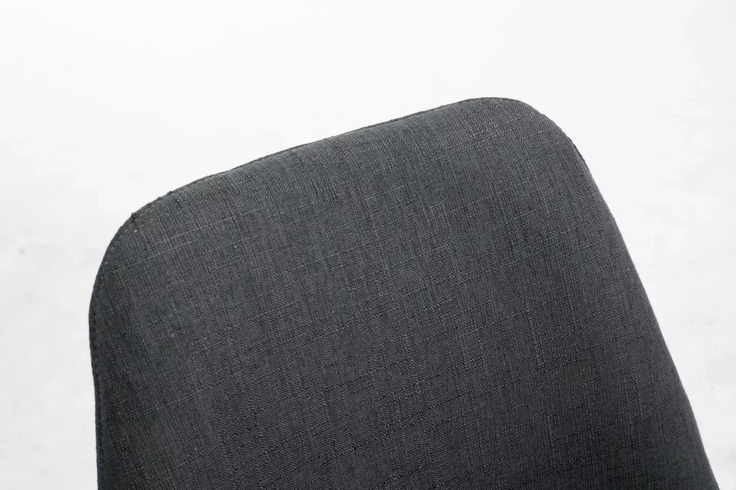 In And OutdoorMatch Vergaderstoel Mallie - Zwart zwart - Stof - Stoel met rugleuning - Bezoekersstoel - Zithoogte 48cm Eetkamerstoel