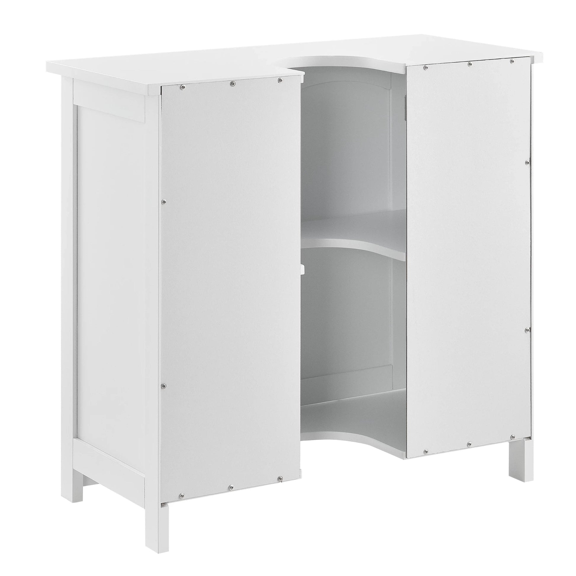 In And OutdoorMatch Vintage Wastafel Melody - Kast - Badkamer - Meubel - 60x60x30 cm - Wit - MDF - Modern Design Badkamerkast