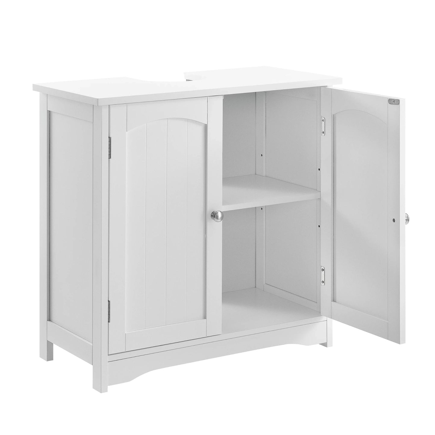 In And OutdoorMatch Vintage Wastafel Melody - Kast - Badkamer - Meubel - 60x60x30 cm - Wit - MDF - Modern Design Badkamerkast