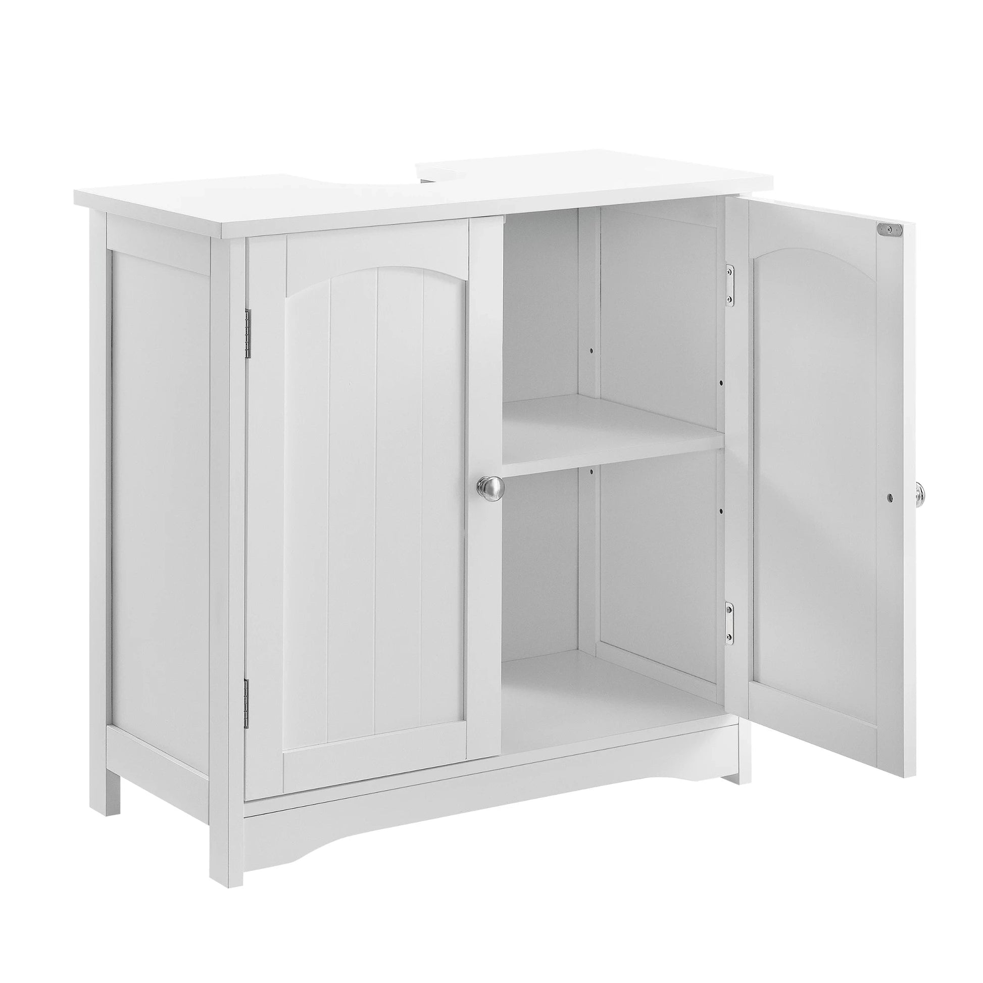 In And OutdoorMatch Vintage Wastafel Melody - Kast - Badkamer - Meubel - 60x60x30 cm - Wit - MDF - Modern Design Badkamerkast