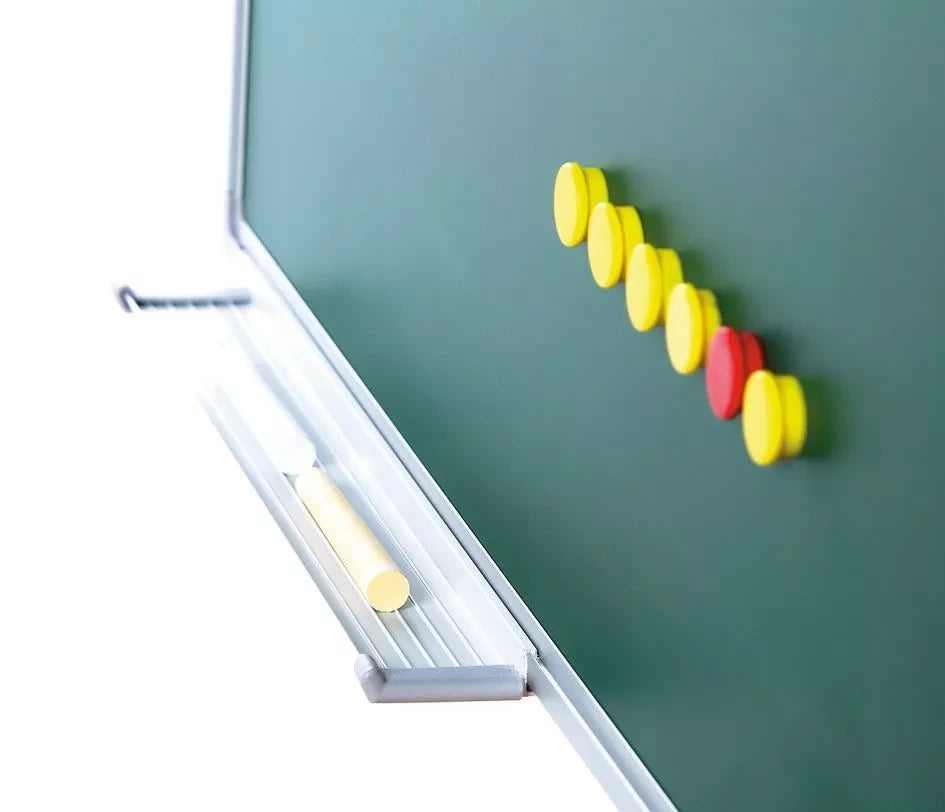 Krijtbord PRO Rios - Magnetisch - Schoolbord - Eenvoudige montage - Emaille staal - Groen - 120x350cm Krijtborden