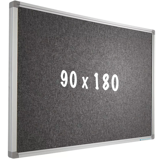 Prikbord Camira stof PRO Abel - Aluminium frame - Eenvoudige montage - Punaises - Prikborden - 90x180cm prikbord