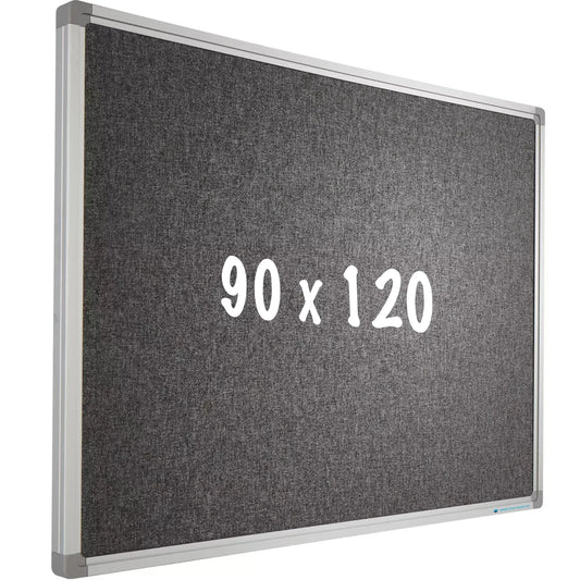 Prikbord Camira stof PRO Craig - Aluminium frame - Eenvoudige montage - Punaises - Prikborden - 90x120cm prikbord