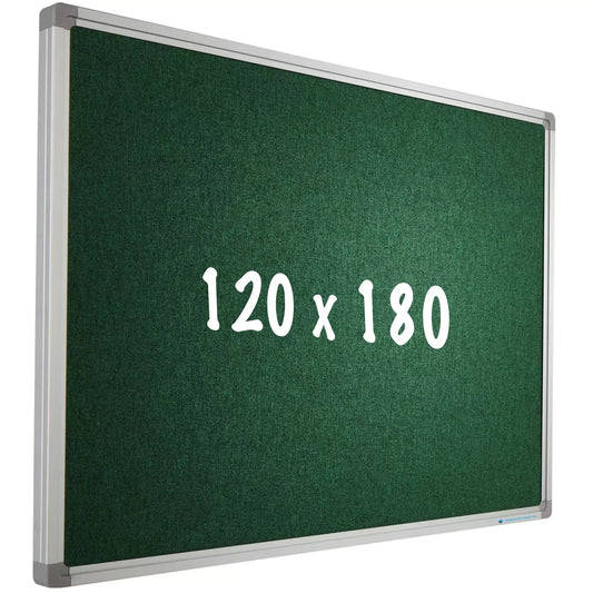 Prikbord Camira stof PRO Delgado - Aluminium frame - Eenvoudige montage - Punaises - Prikborden - 120x180cm prikbord