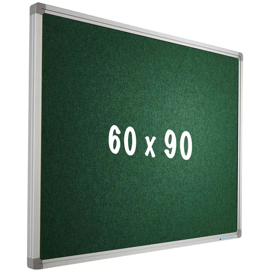 Prikbord Camira stof PRO Raymond - Aluminium frame - Eenvoudige montage - Punaises - Prikborden - 60x90cm prikbord