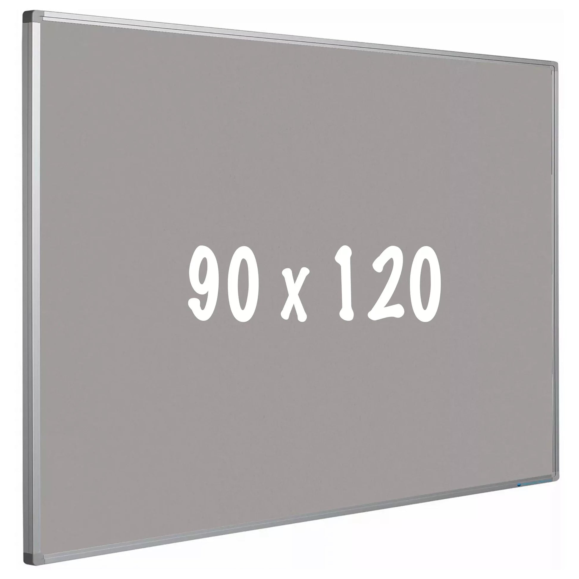 Prikbord kurk PRO Hudson - Aluminium frame - Eenvoudige montage - Punaises - Grijs - Prikborden - 90x120cm prikbord