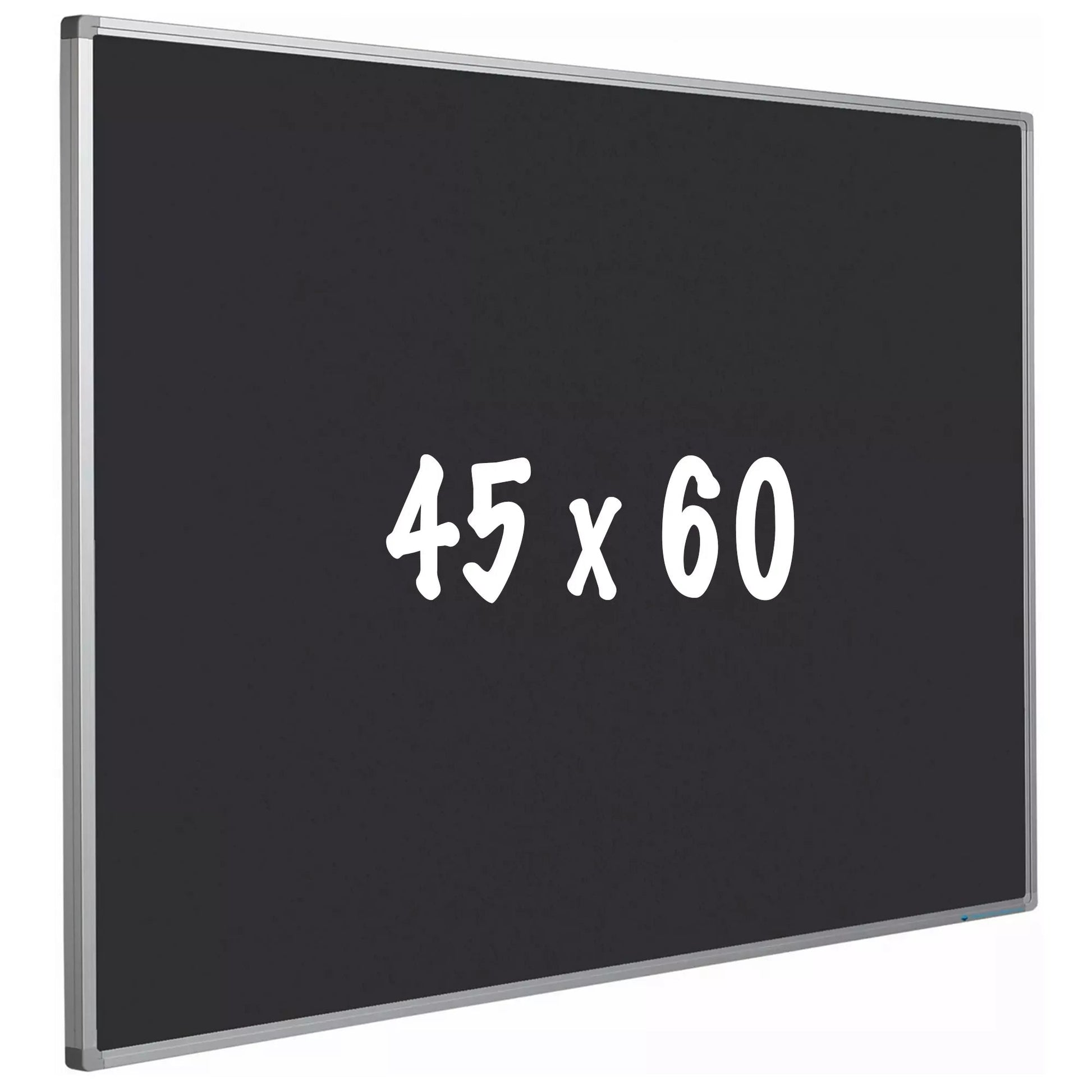 Prikbord kurk PRO Khan - Aluminium frame - Eenvoudige montage - Punaises - Blauw - Zwart - Prikborden - 45x60cm prikbord
