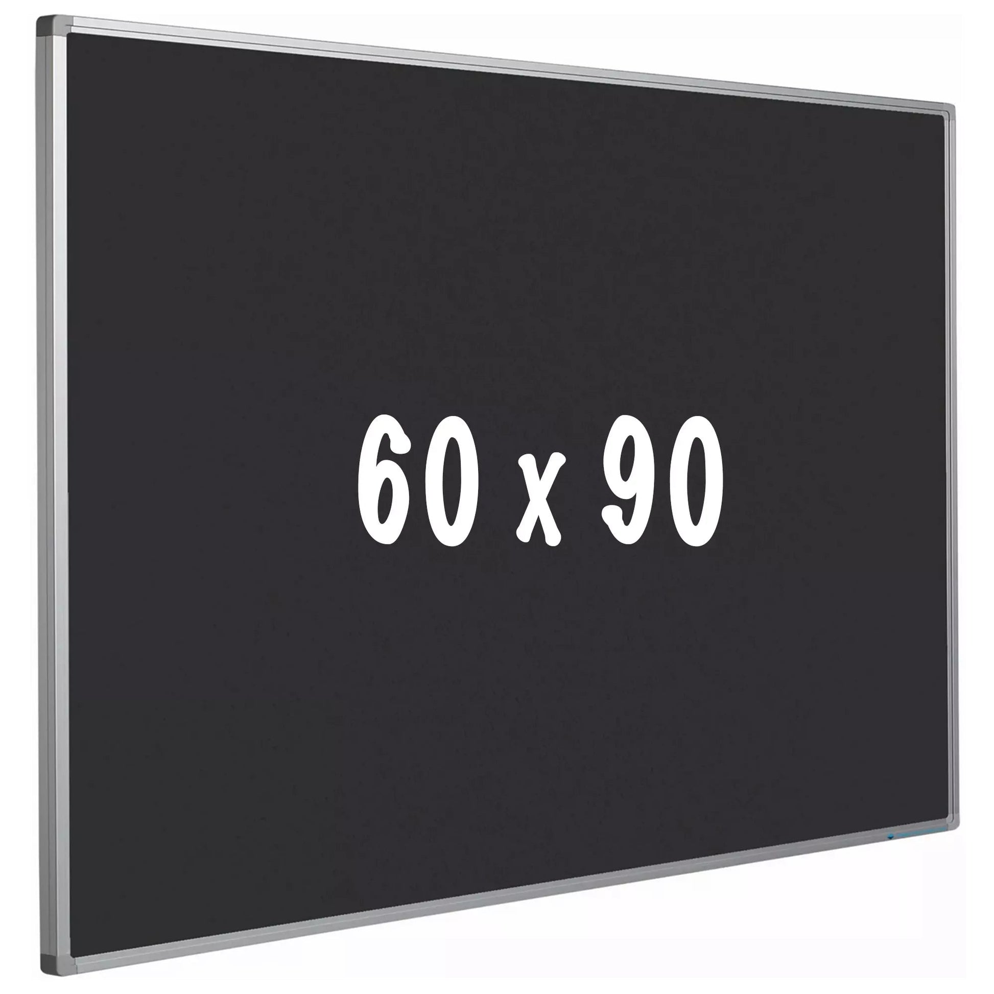 Prikbord kurk PRO Loyd - Aluminium frame - Eenvoudige montage - Punaises - Blauw - Zwart - Prikborden - 60x90cm prikbord