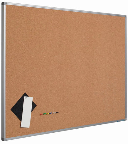 Prikbord kurk PRO Mabel - Aluminium frame - Eenvoudige montage - Punaises - Prikborden - 120x180cm prikbord