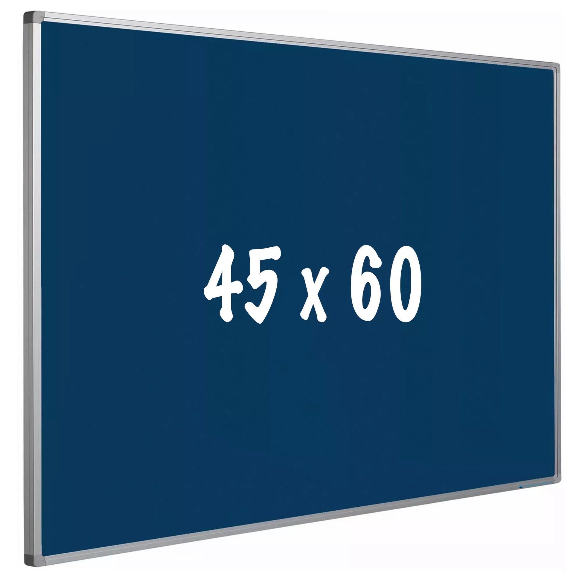 Prikbord kurk PRO Maxwell - Aluminium frame - Eenvoudige montage - Punaises - Blauw - Prikborden - 45x60cm prikbord