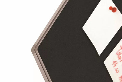Prikbord kurk PRO Mckay - Aluminium frame - Eenvoudige montage - Punaises - Zwart - Prikborden - 90x120cm prikbord