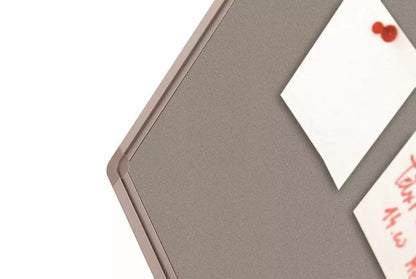 Prikbord kurk PRO Stella - Aluminium frame - Eenvoudige montage - Punaises - Grijs - Prikborden - 120x180cm prikbord