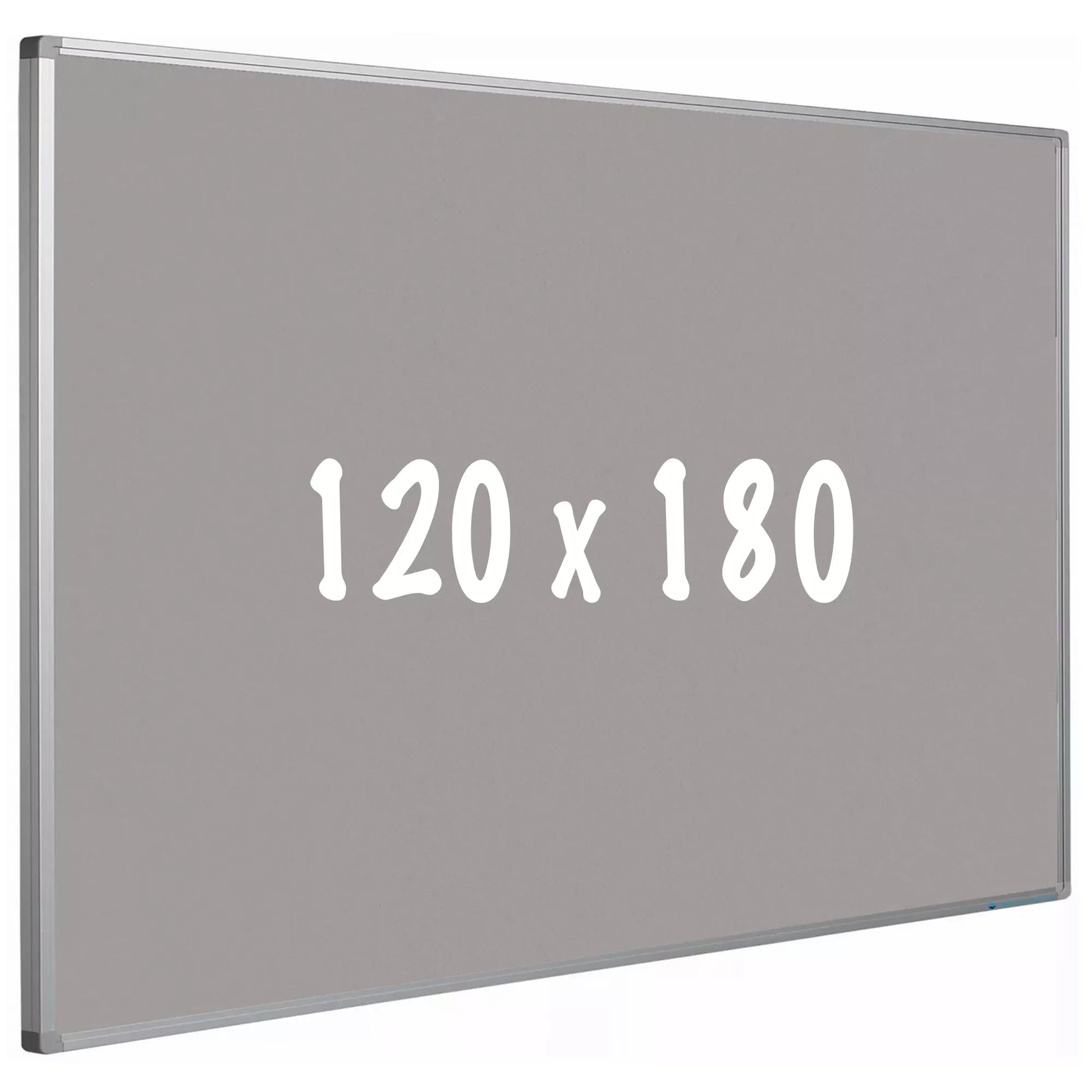 Prikbord kurk PRO Stella - Aluminium frame - Eenvoudige montage - Punaises - Grijs - Prikborden - 120x180cm prikbord