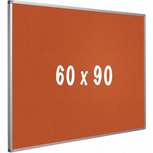 Prikbord kurk PRO Stevie - Aluminium frame - Eenvoudige montage - Punaises - Prikborden - 60x90cm prikbord