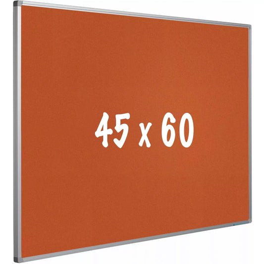 Prikbord kurk PRO Stewart - Aluminium frame - Eenvoudige montage - Punaises - Prikborden - 45x60cm prikbord
