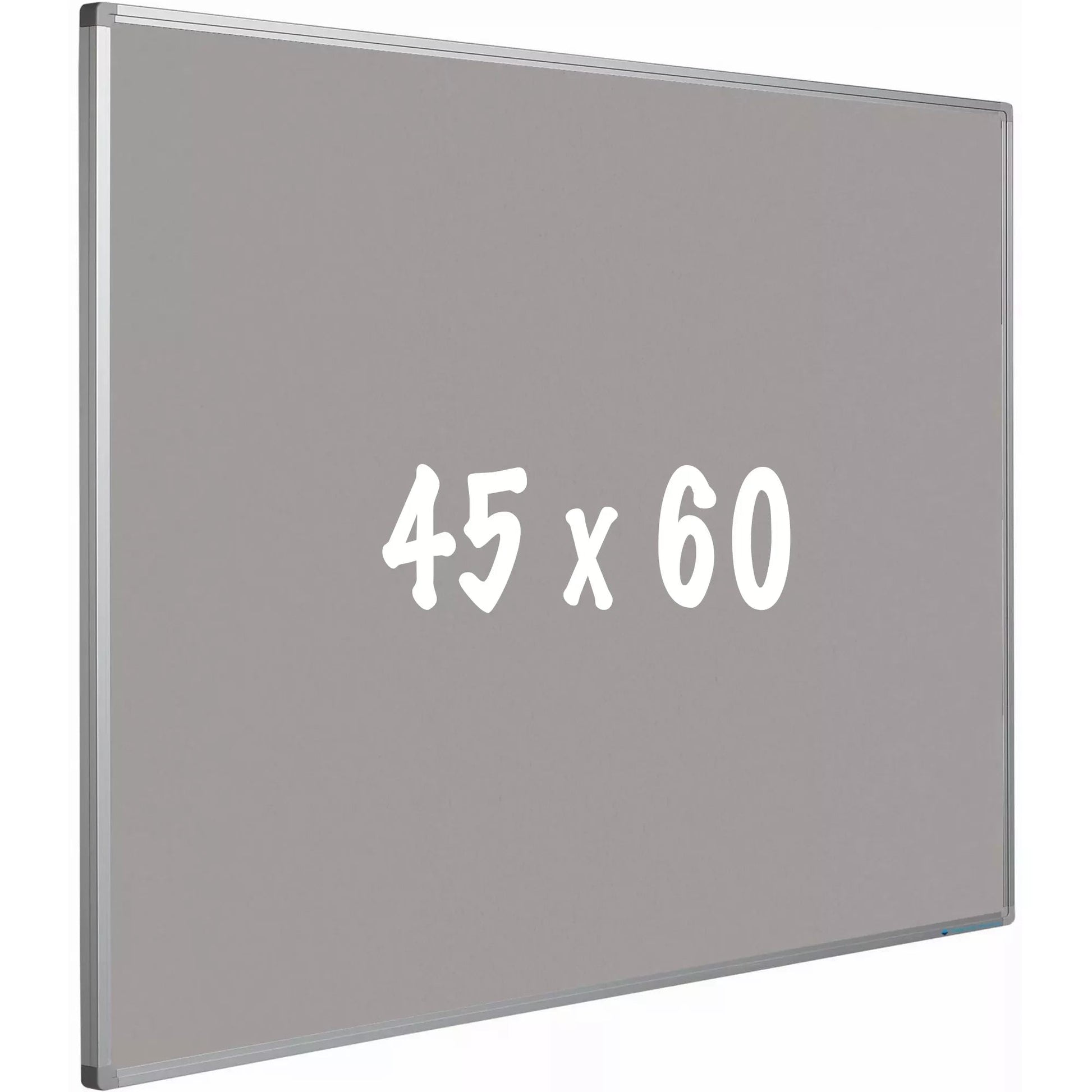 Prikbord kurk PRO Valenzuela - Aluminium frame - Eenvoudige montage - Punaises - Grijs - Prikborden - 45x60cm prikbord