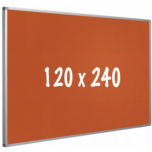 Prikbord kurk PRO Wilkins - Aluminium frame - Eenvoudige montage - Punaises - Prikborden - 120x240cm prikbord