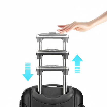 Koffer Set - 3-delig - Met Dubbele Wielen en Praktische TSA Sloten