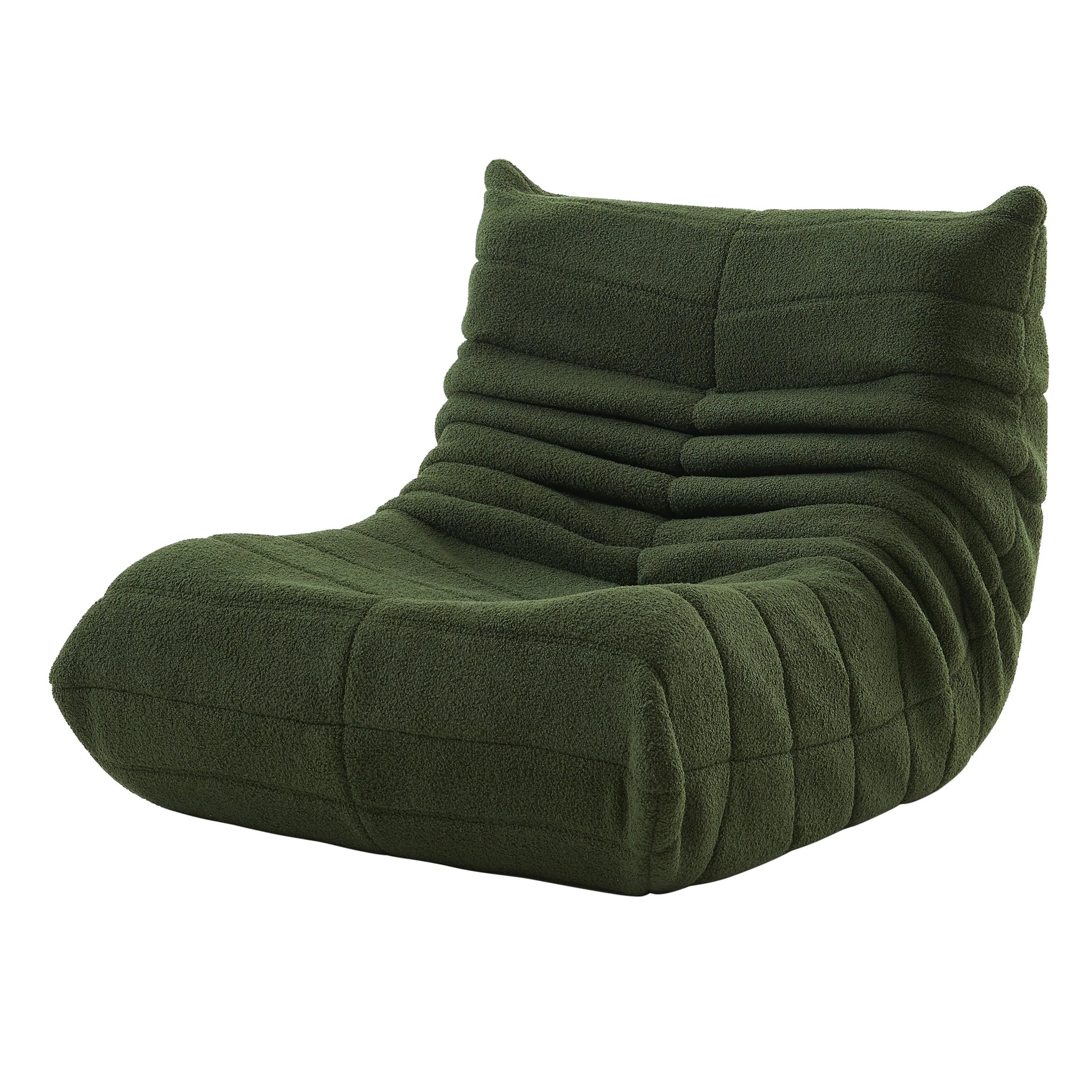 Kunstleer Reclinerstoel - 86x65x75cm, Beige + Groen + Rood