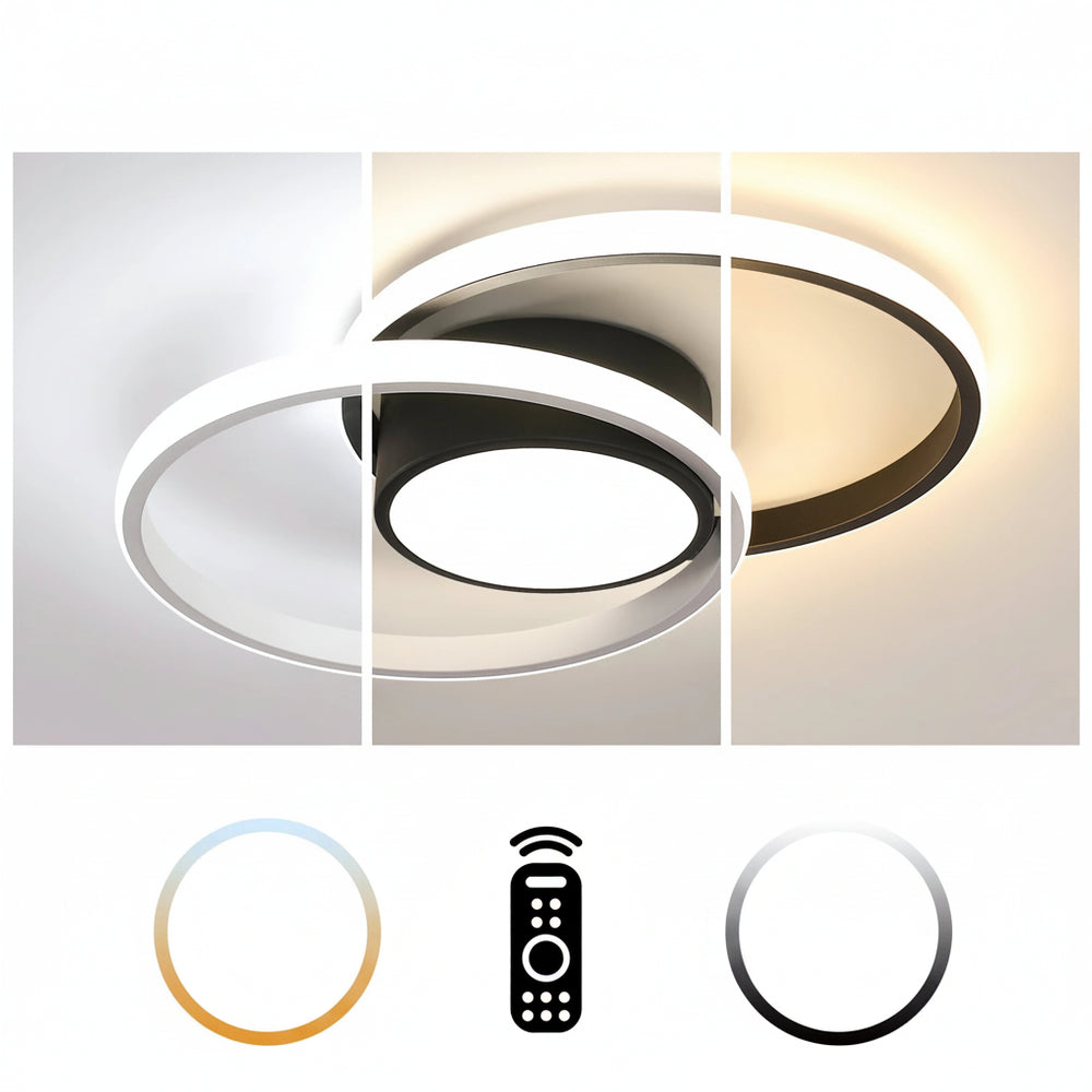Dimbare LED Plafondlamp 40W met Afstandsbediening 3000K-6500K Modern Wit