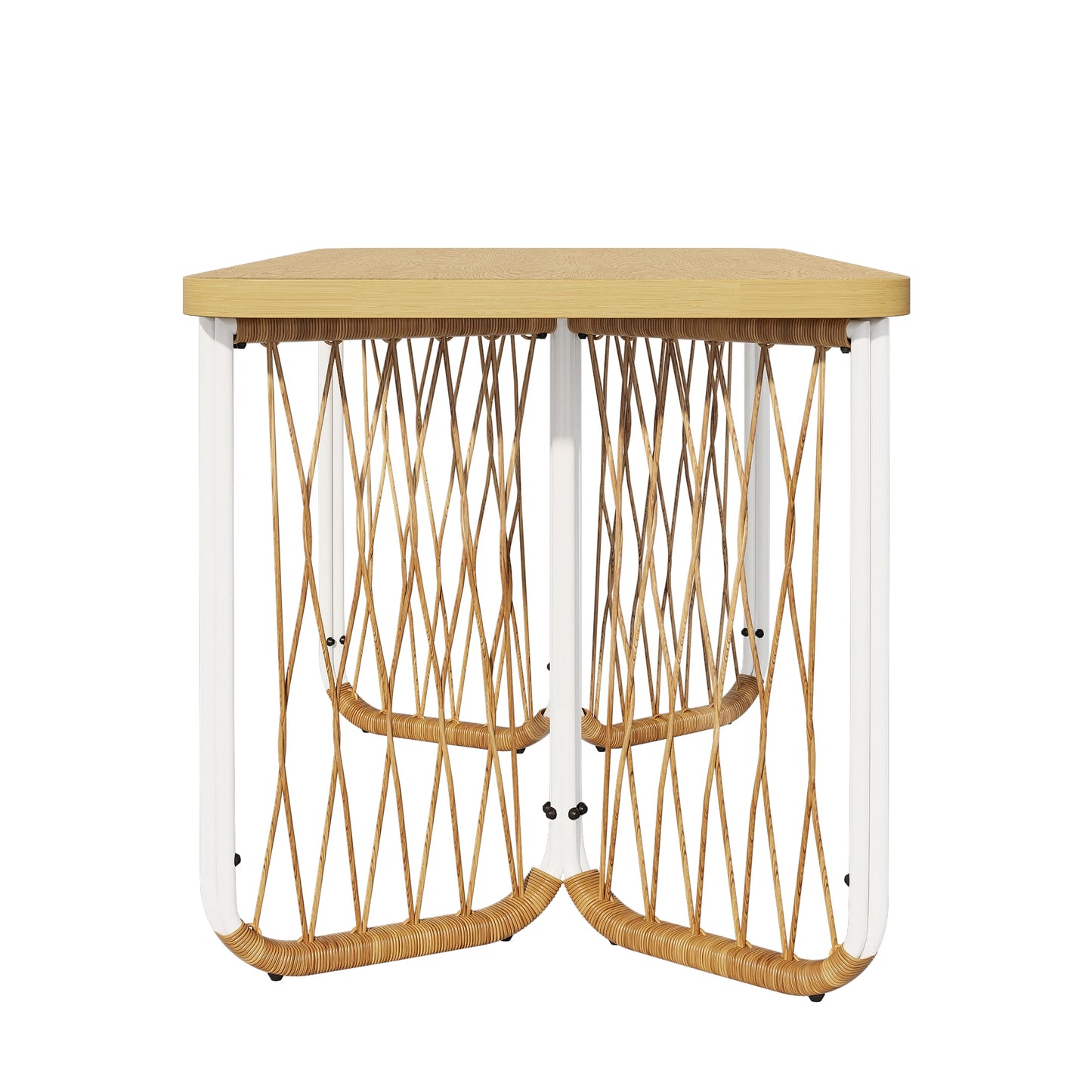 6-persoons Tuinset - Met kussens & tafel - Wit