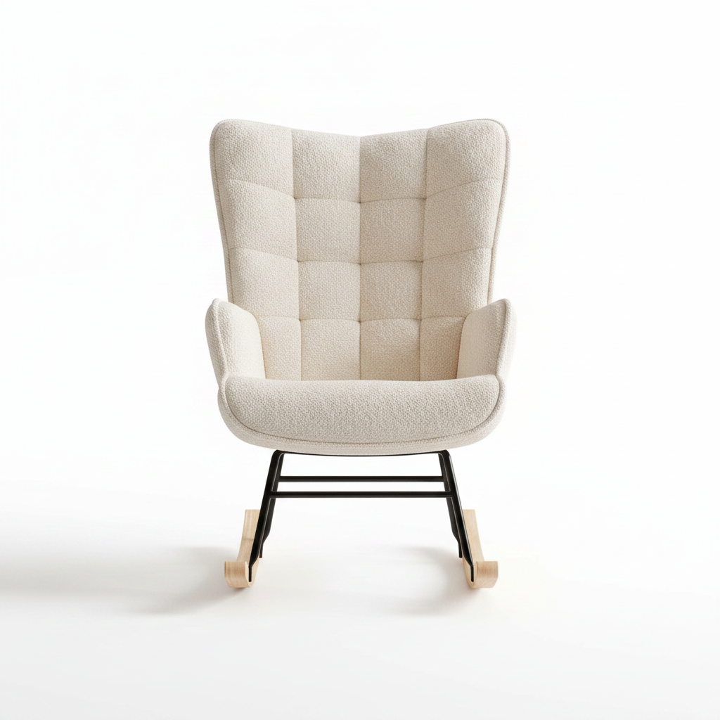 Relaxstoel - Gestoffeerd - Beige